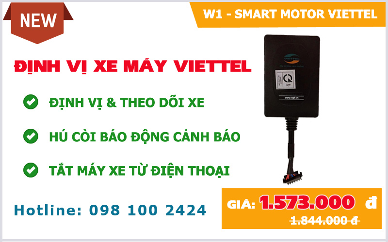 định vị xe máy Viettel