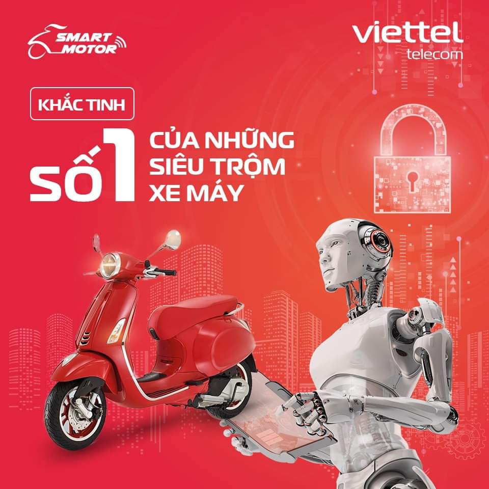 Khóa Chống Trộm Xe Máy Viettel – ĐỊNH VỊ + TẮT MÁY TỪ XA