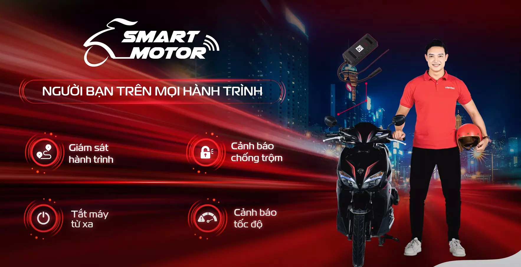 Giới thiệu Smart Motor Viettel – Định vị & chống trộm xe máy từ 2014