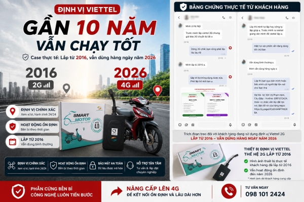 Định Vị Viettel: Lắp Từ 2016, Gần 10 Năm Vẫn Chạy Tốt