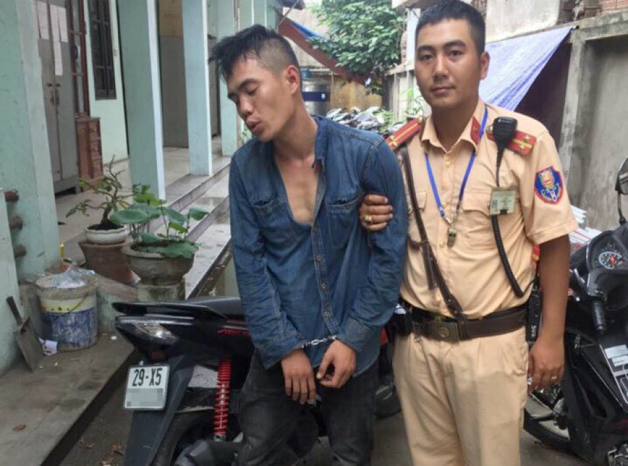 Hà Nội: Cảnh sát bắt trộm xe Air Blade gắn định vị