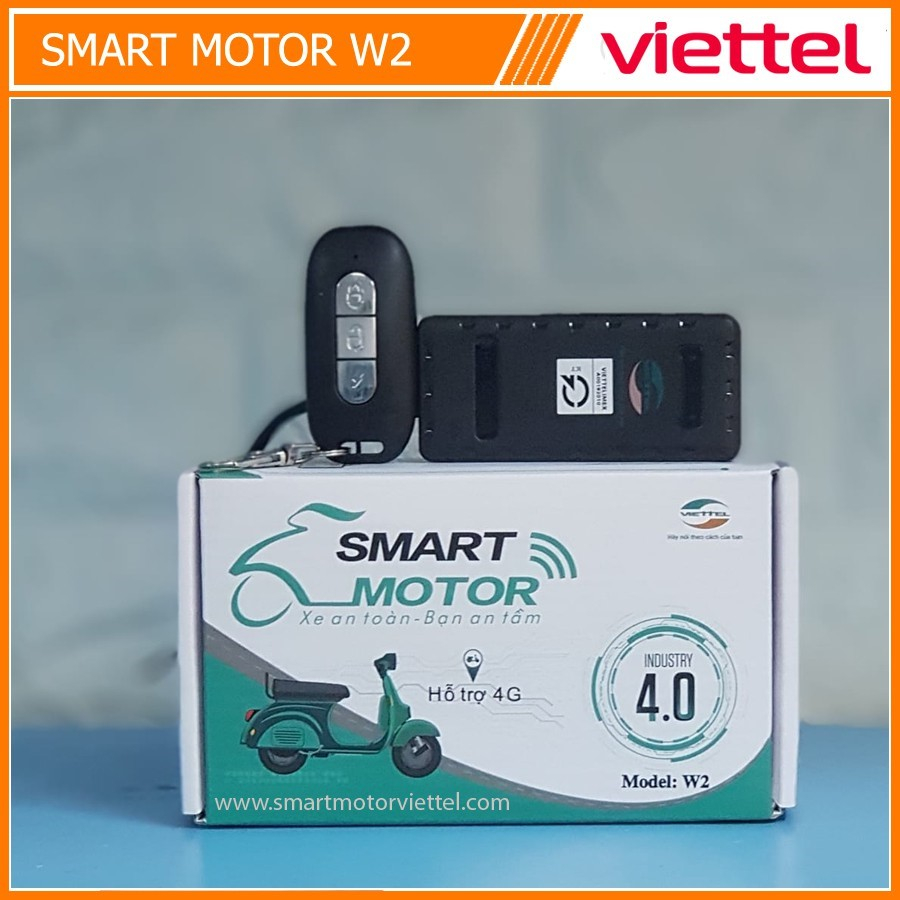 Định Vị Xe Máy Smart Motor W2 - Chống trộm, báo động từ xa