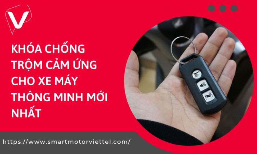 Khóa chống trộm cảm ứng cho xe máy