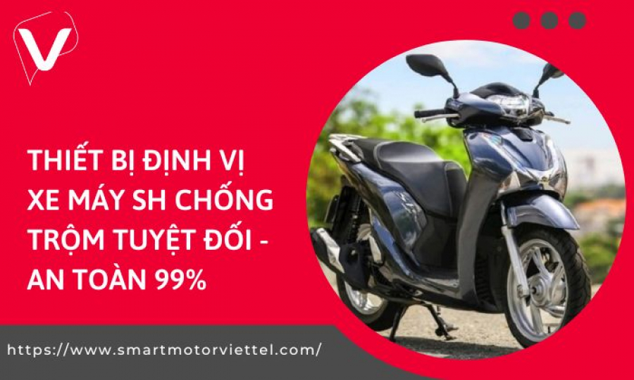 Thiết Bị Định Vị Xe Máy SH Chống Trộm Tuyệt Đối - An Toàn 99%